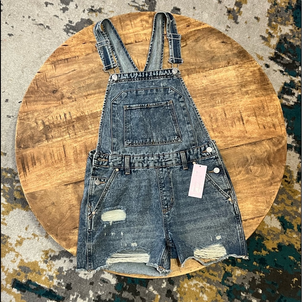 Target Wild fable Adorable denim overalls. Summer spring fall shorts.